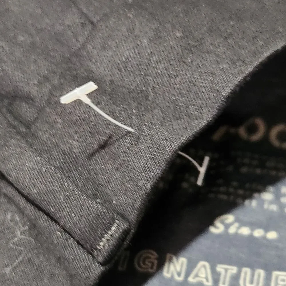 Dockers Khaki Pants Size 36x29 Black Slim Flat Front.  New